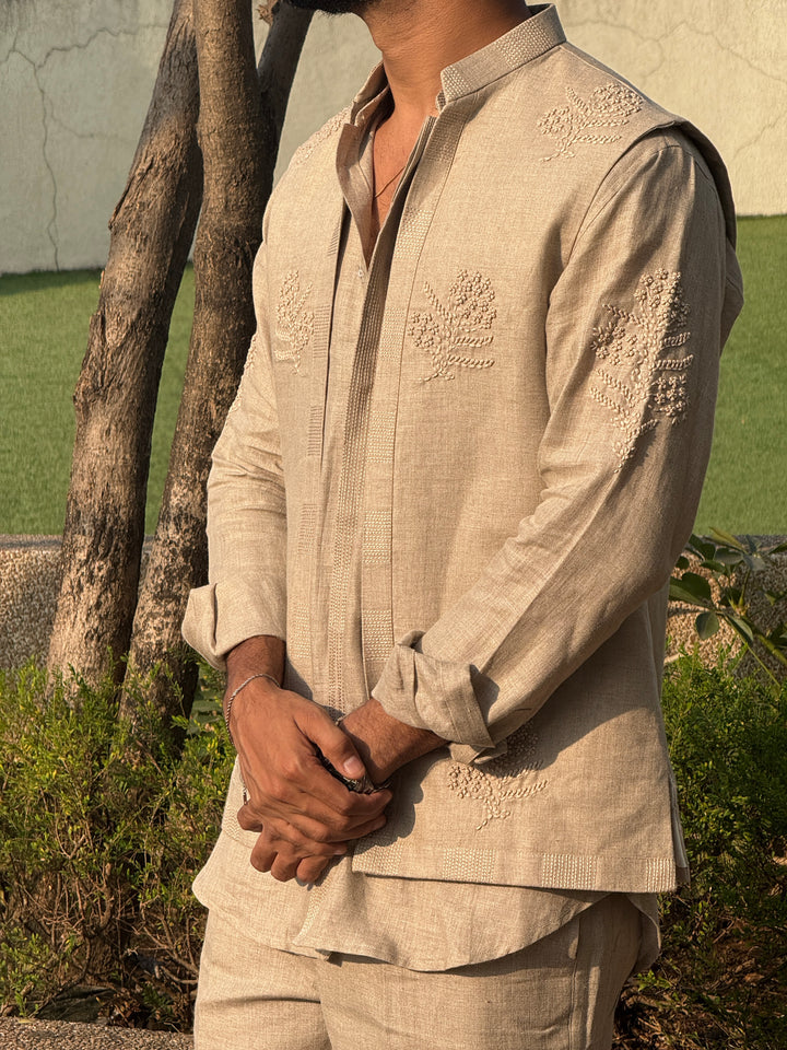 Front Open Kurta With Jacket